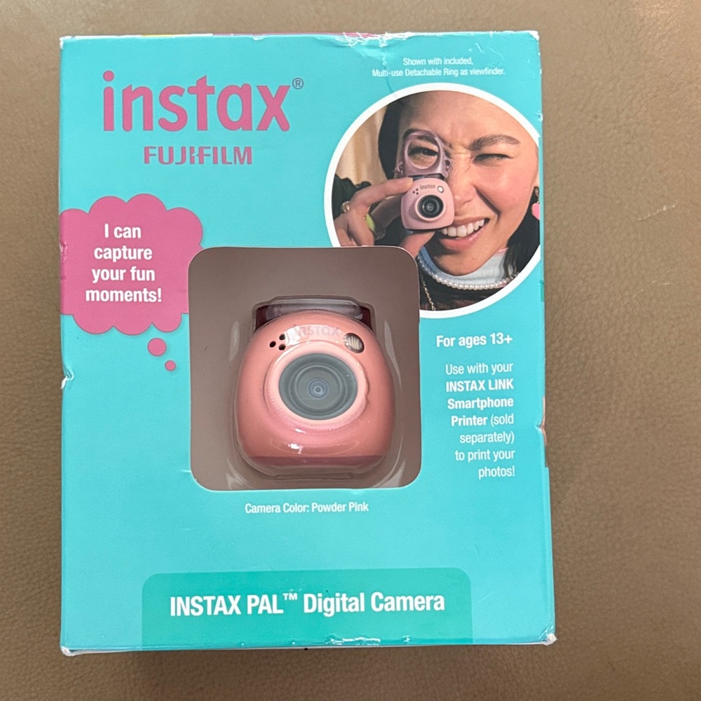 New Fujifilm Instax Pal Powder Pink Camera